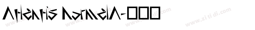 Atlantis NormalA字体转换